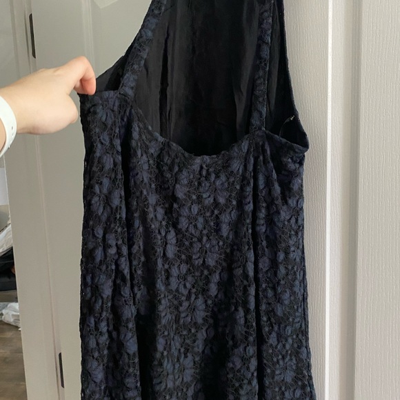 MinkPink Navy Lace Mini Dress - Picture 4 of 7
